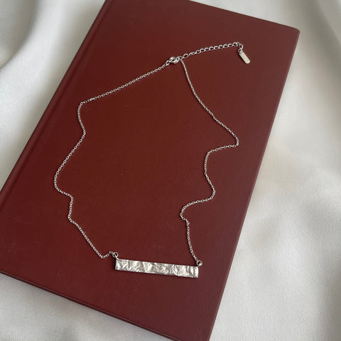 Tag ketting zilver